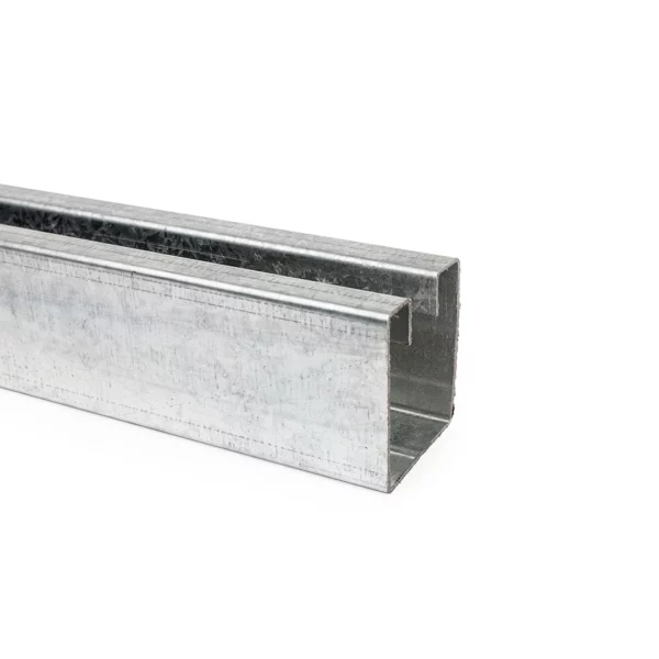 Guías galvanizadas de seguridad para cortinas metálicas