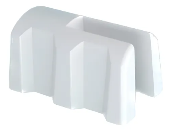 SOPORTE PLÁSTICO PARA CHAPA SINUSOIDAL ACANALADA