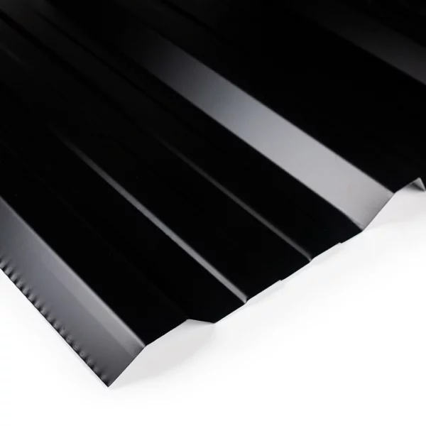 Chapa trapezoidal t101 prepintada negro Grafito calibre 25 Ternium