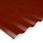 Chapa acanalada prepintada rojo Teja calibre 25 Ternium